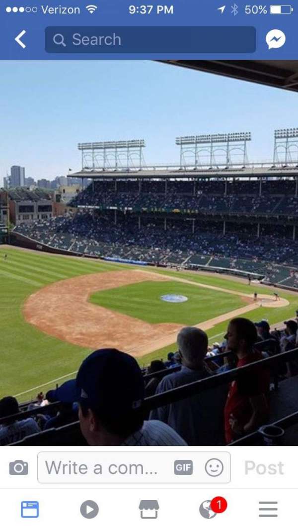 Wrigley Field, section: 407L, row: 7, seat: 7
