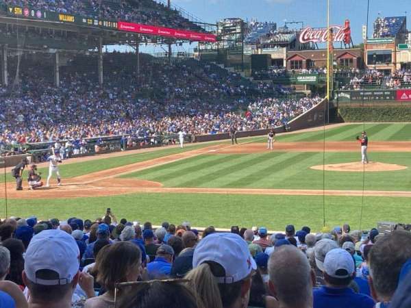Wrigley Field, section: 123, row: 10, seat: 13