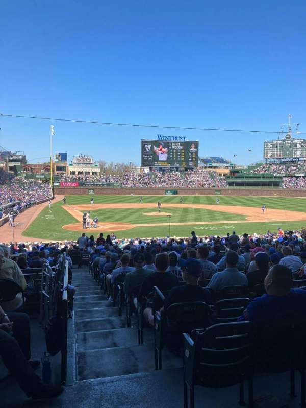 Wrigley Field, section: 221, row: 1, seat: 1