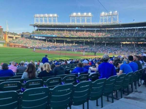 Wrigley Field, section: 104, row: 1, seat: 16