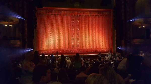 New Amsterdam Theatre, section: Orchestra C, row: T, seat: 115