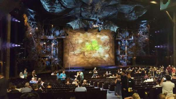 Gershwin Theatre, section: Orchestra L, row: V, seat: 13