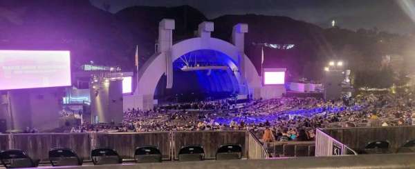 Hollywood Bowl, section: P2, row: 1, seat: 112