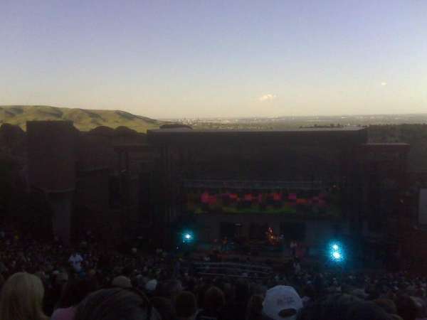 Red Rocks Amphitheatre, section: Center Right, row: 38, seat: 72