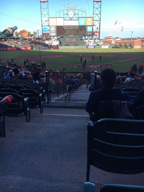 Oracle Park, section: 116, row: 28, seat: 12