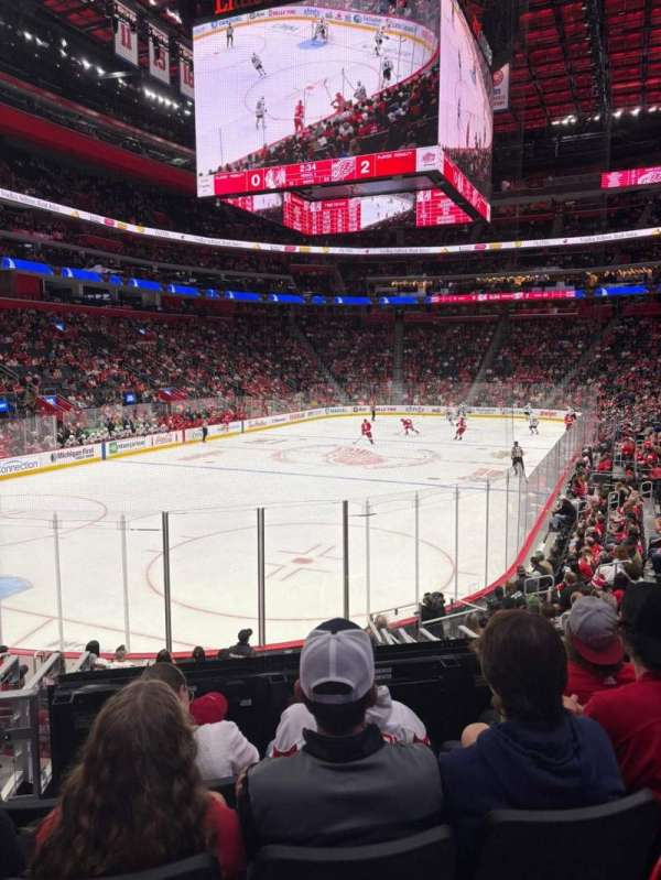 Little Caesars Arena, section: 114, row: 13, seat: 8