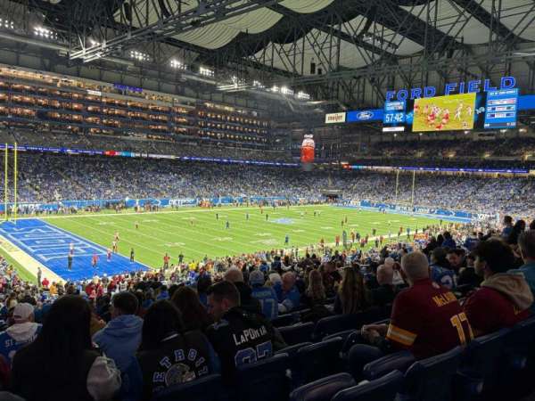 Ford Field, section: 122, row: 38, seat: 12