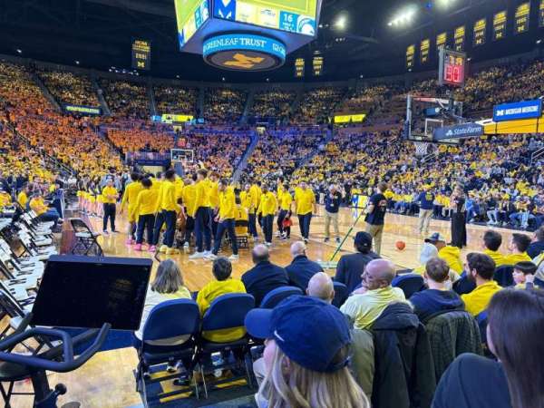 Crisler Center, section: 118, row: 3, seat: 1