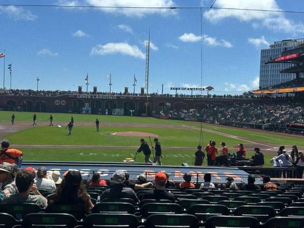 Oracle Park, section: 122, row: L, seat: 11