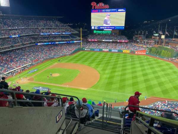 Citizens Bank Park, section: 412, row: 9, seat: A