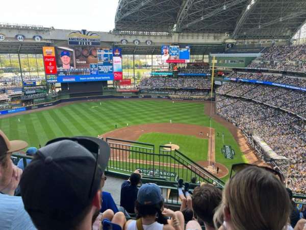American Family Field, row: 12, seat: 21
