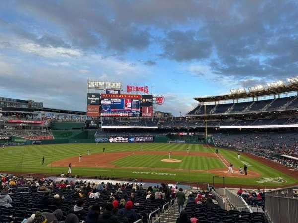 Nationals Park, section: 118, row: JJ, seat: 7
