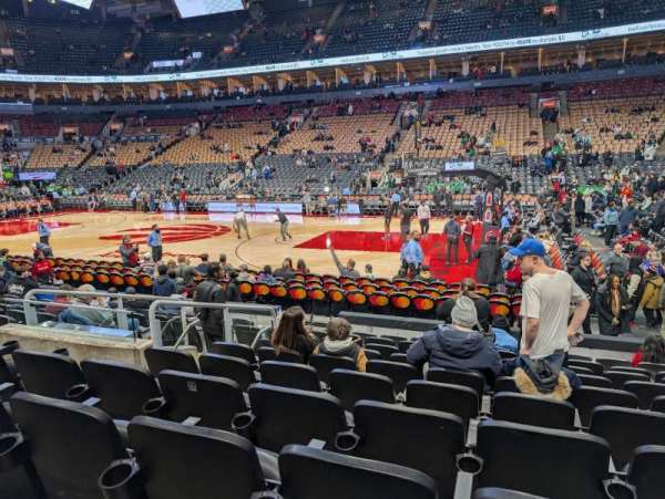 Scotiabank Arena, section: 107, row: 10, seat: 5