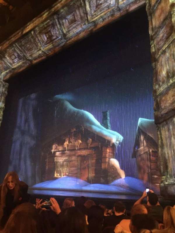 St. James Theatre, section: Orchestra R, row: F, seat: 14