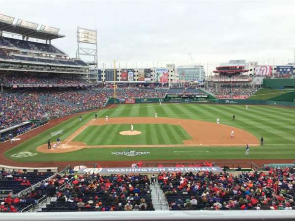 Nationals Park, section: 218, row: A, seat: 5