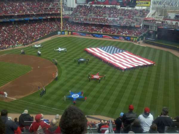 Great American Ball Park, section: 533, row: M, seat: 3