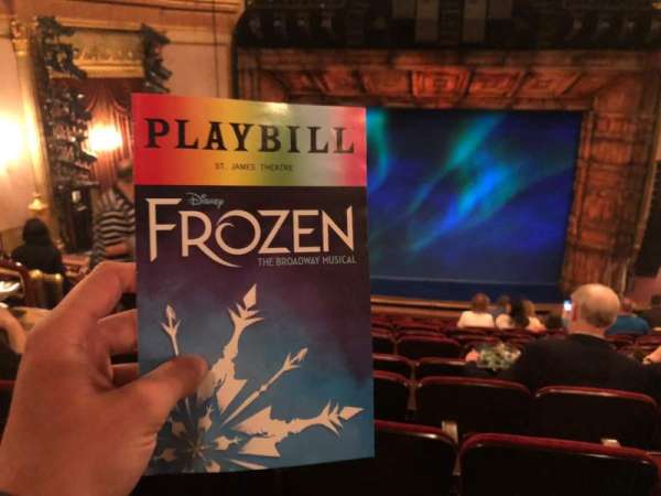 St. James Theatre, section: Mezzanine C, row: N, seat: 112