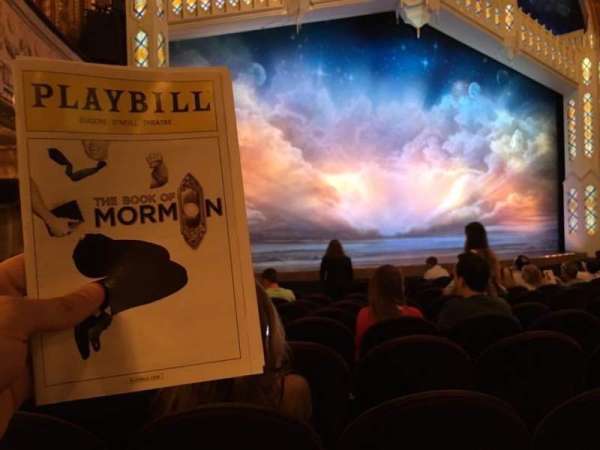 Eugene O'Neill Theatre, section: Orchestra L, row: M, seat: 13
