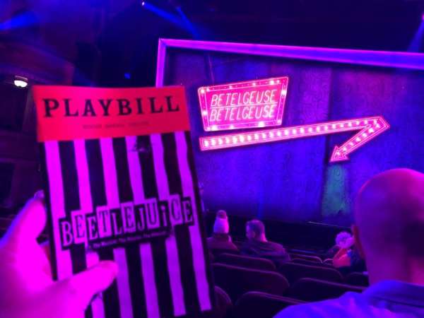 Winter Garden Theatre, section: Orchestra C, row: L, seat: 110