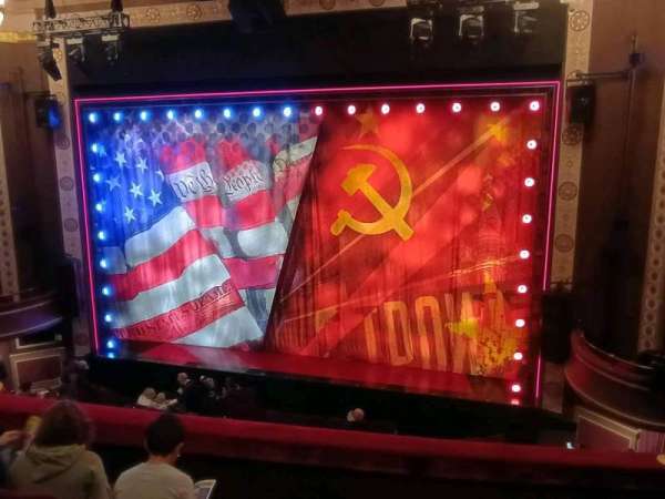 Imperial Theatre, section: Front Mezzanine RC, row: D, seat: 308