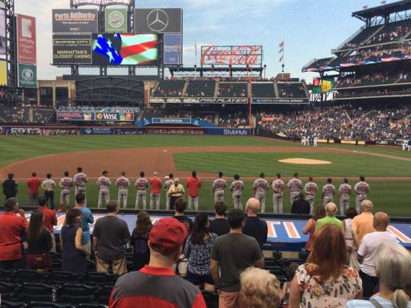 Citi Field, section: 18, row: 8, seat: 8
