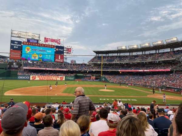 Nationals Park, section: 116, row: Y, seat: 8