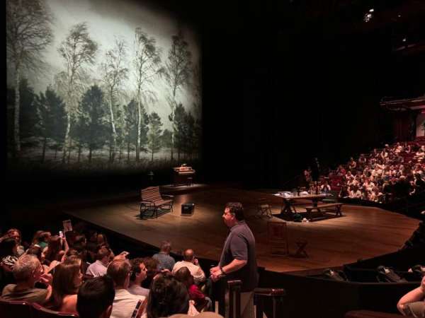 Vivian Beaumont Theater, section: Orchestra L, row: J, seat: 101