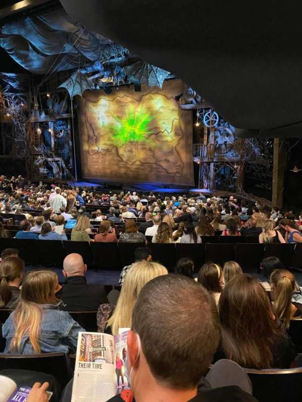 Gershwin Theatre, section: Orchestra R, row: U, seat: 34-36