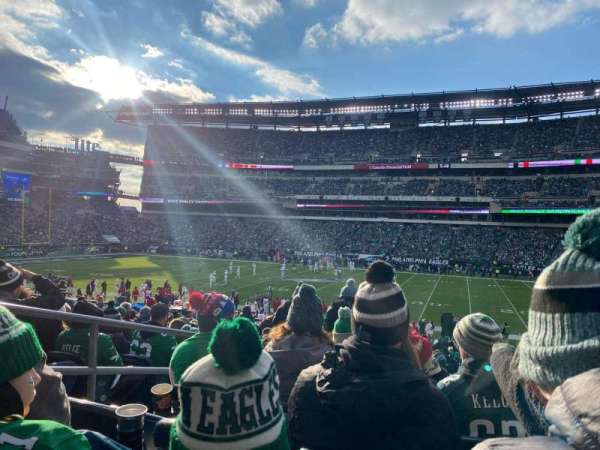 Lincoln Financial Field, section: 122, row: 28, seat: 20