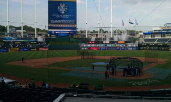 Kauffman Stadium, section: Diamond Club Box A