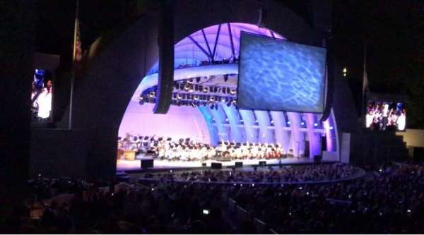 Hollywood Bowl, section: E, row: 11, seat: 7
