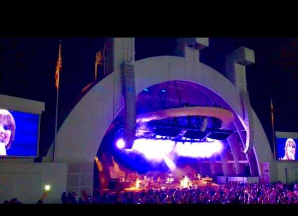Hollywood Bowl, section: E, row: 1, seat: 11