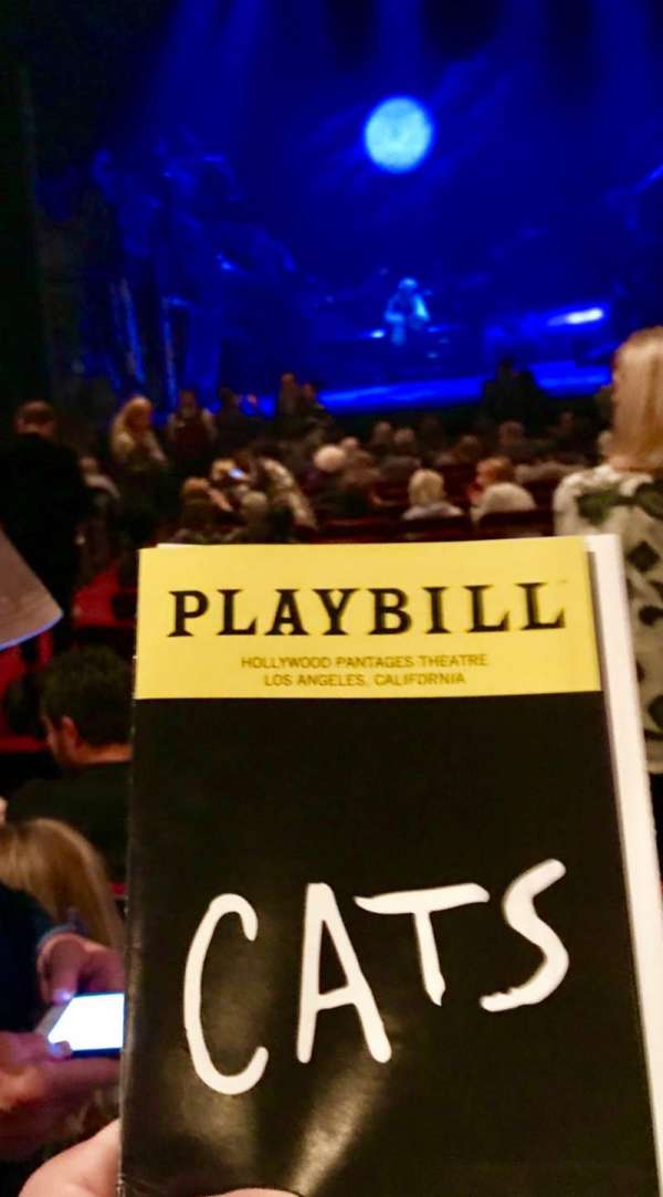 Hollywood Pantages Theatre, section: Orchestra R, row: R, seat: 111