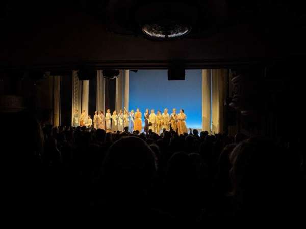 Music Box Theatre, section: Orchestra R, row: P, seat: 20