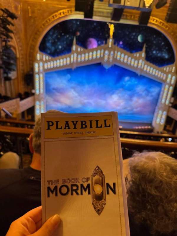 Eugene O'Neill Theatre, section: Mezzanine C, row: F, seat: 105