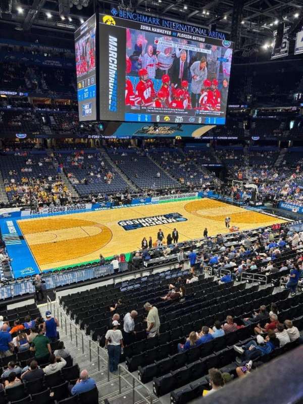 Benchmark International Arena, section: 203, row: A, seat: 5