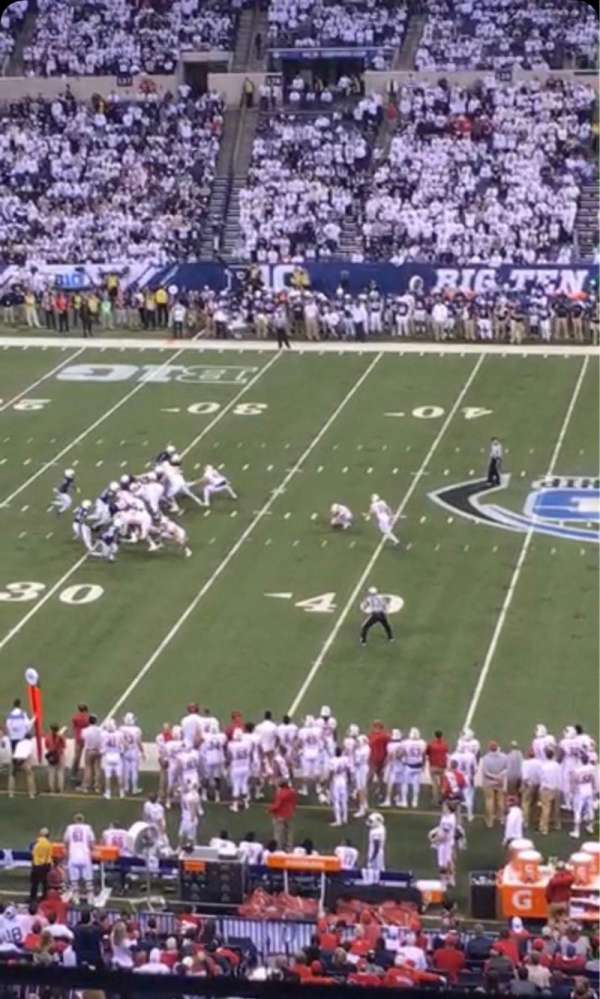 Lucas Oil Stadium, section: 313, row: 1, seat: 7