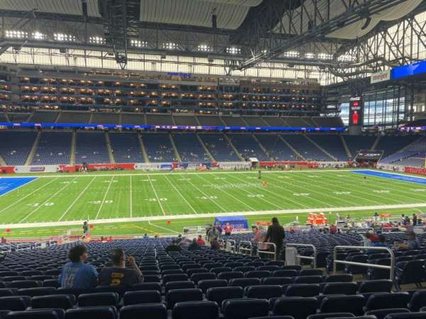 Ford Field, section: 125, row: 36, seat: 17