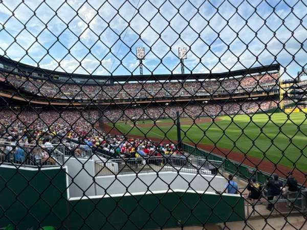 PNC Park, section: OF-WC, row: A, seat: 58