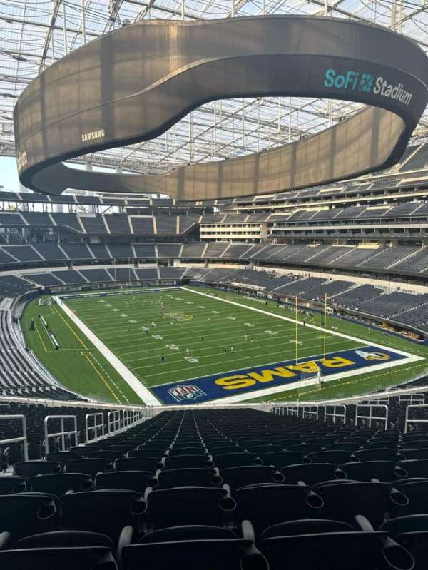 SoFi Stadium, section: 229, row: 30, seat: 3