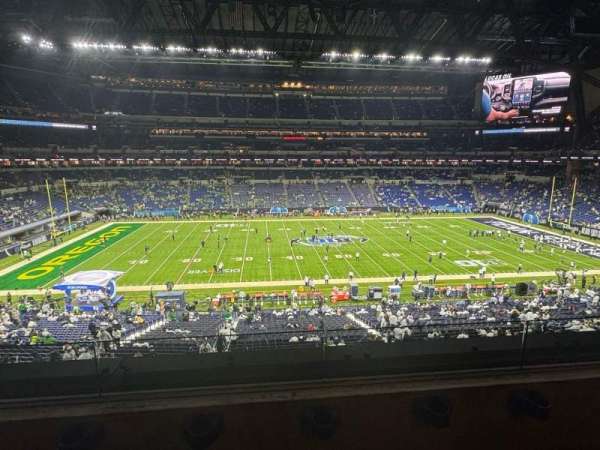 Lucas Oil Stadium, section: 314, row: 2, seat: 18