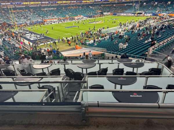 Hard Rock Stadium, section: 252, row: 2, seat: 22