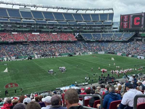 Gillette Stadium, section: CL13, row: 17, seat: 5
