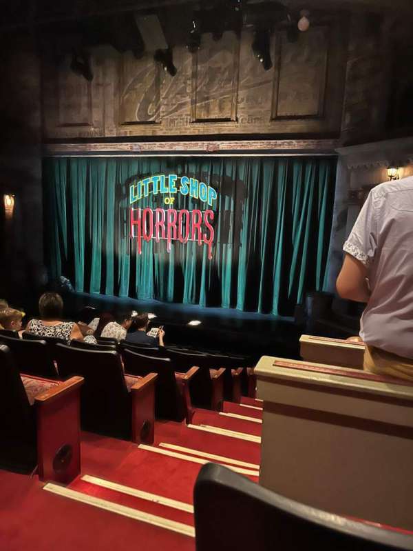 Westside Theatre Upstairs, section: Orchestra R, row: J, seat: 2