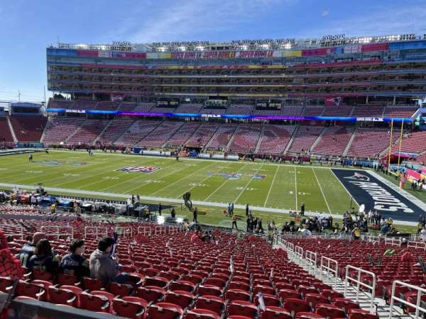 Levi's Stadium, section: 111, row: 35W, seat: 4