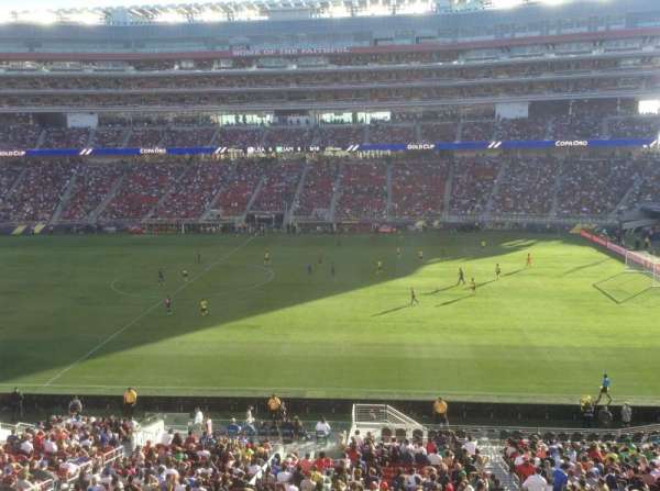 Levi's Stadium, section: C214, row: 1W, seat: 5