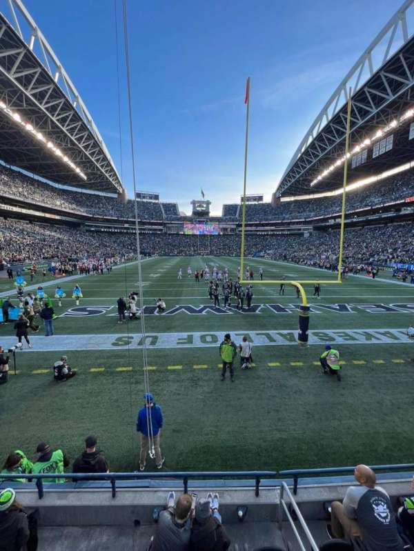 Lumen Field, section: 149, row: A, seat: 1,2