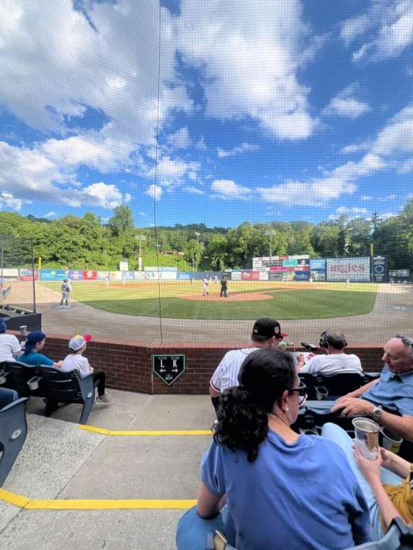 McCormick Field, section: K, row: D, seat: 8