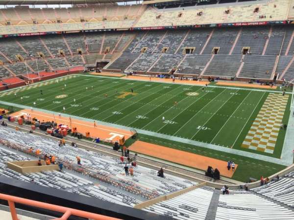 Neyland Stadium, section: QQ, row: 1, seat: 24