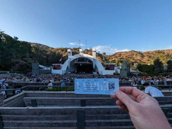 Hollywood Bowl, section: G2, row: 4, seat: 6